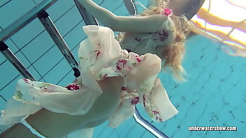 Underwater Blonde Pornstar Girlfriend 