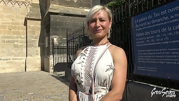 French Anal Blonde MILF Amateur 