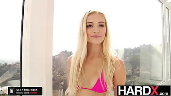 Bikini Anal Blonde Gaping Handjob 